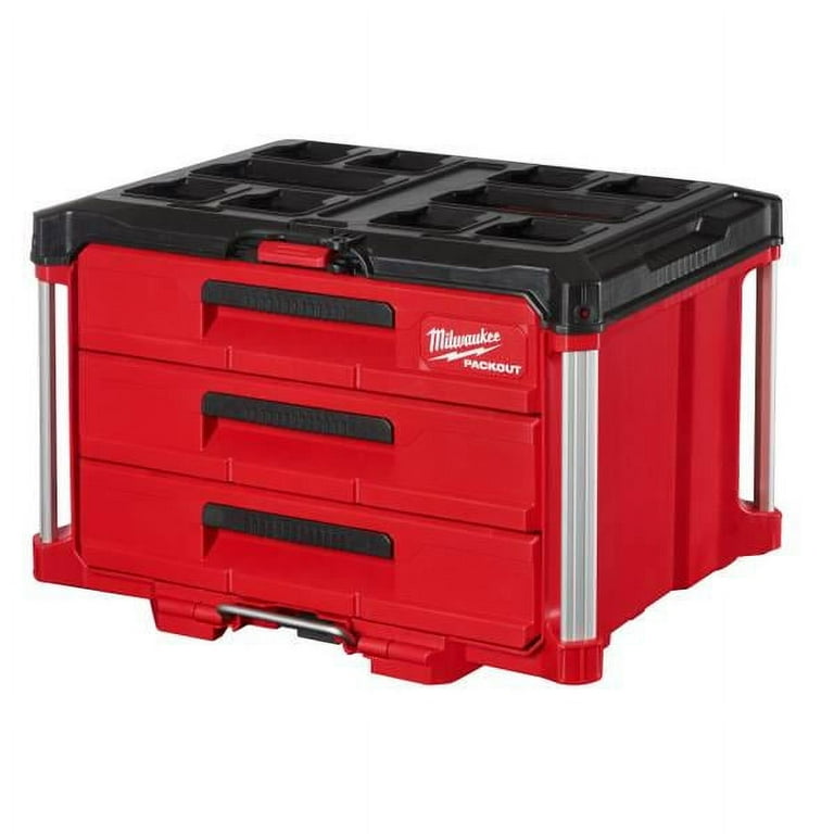 arr30　milwaukee ミルウォーキー PACKOUT Milwaukee PACKOUT Tool Box Chest with 3-Drawer Storage