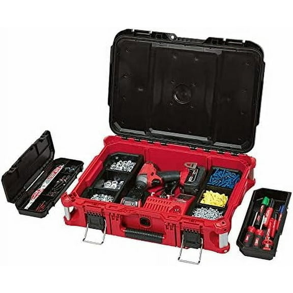 Milwaukee Packout 22 in. Tool Box - IP65 Waterproof, 75lbs Capacity, 22.1 x 16.1 x 6.6 in$$Tools