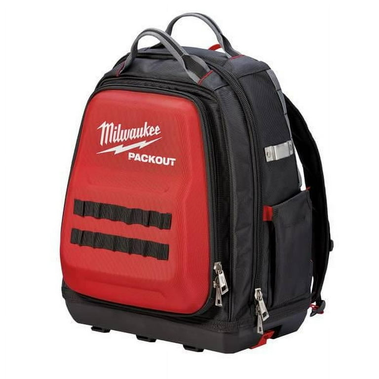 Milwaukee リュック・バックパック 48ポケット Milwaukee Packout Tool Work Backpack with Hard Bottom and 48