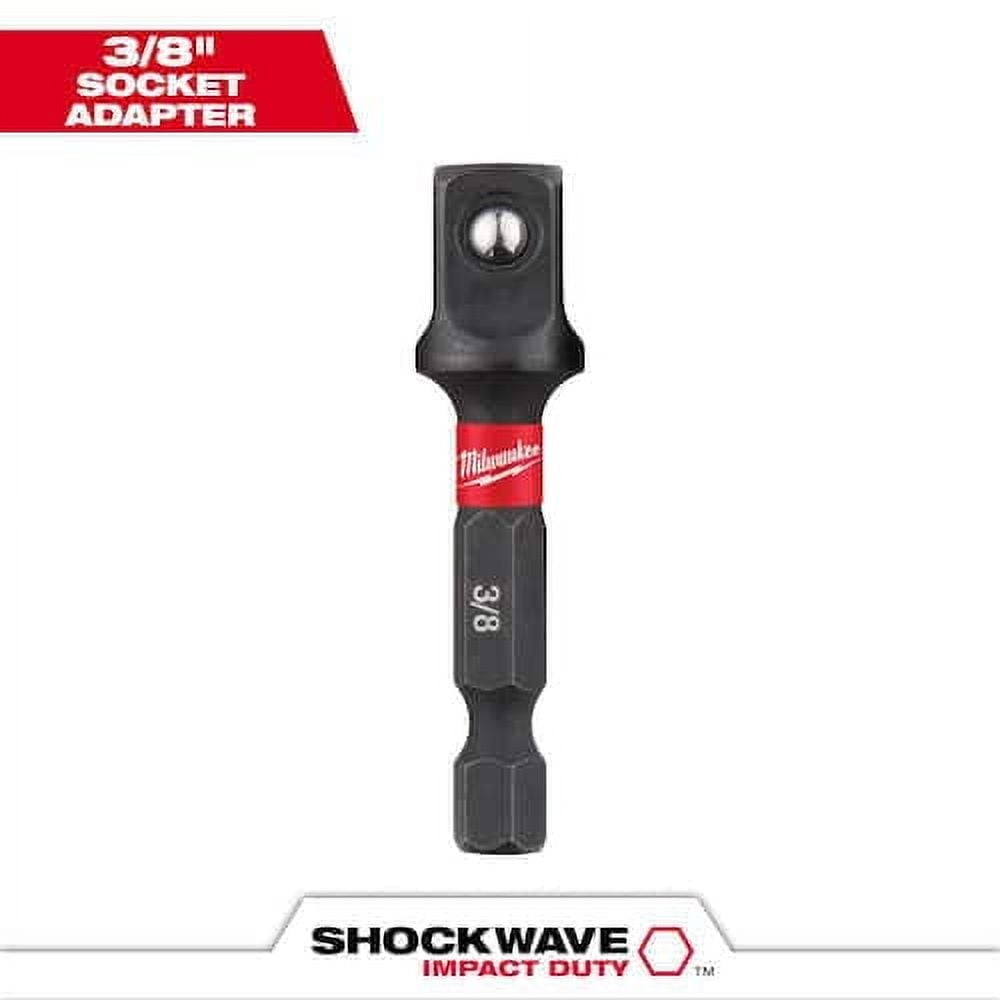 1/4 in. x 3/8 in. Steel Square Socket Adapter 1/4 in. x 3/8 in. Steel Square Socket Adapter