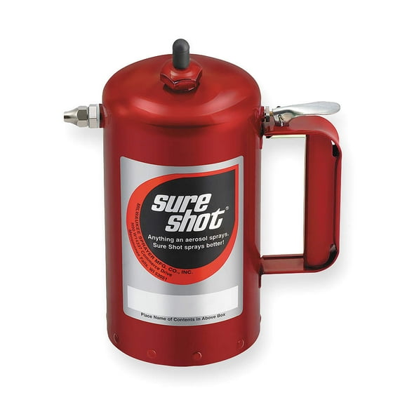 Milwaukee Sprayer Manufacturing Sure Shot A1000 Steel Sprayer, 32 oz, Red