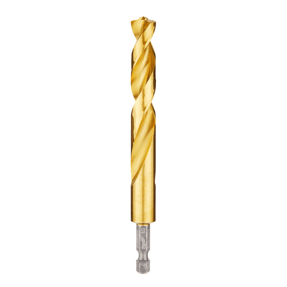 Milwaukee Tool 1/2" SHOCKWAVE RED HELIX Titanium Drill Bit