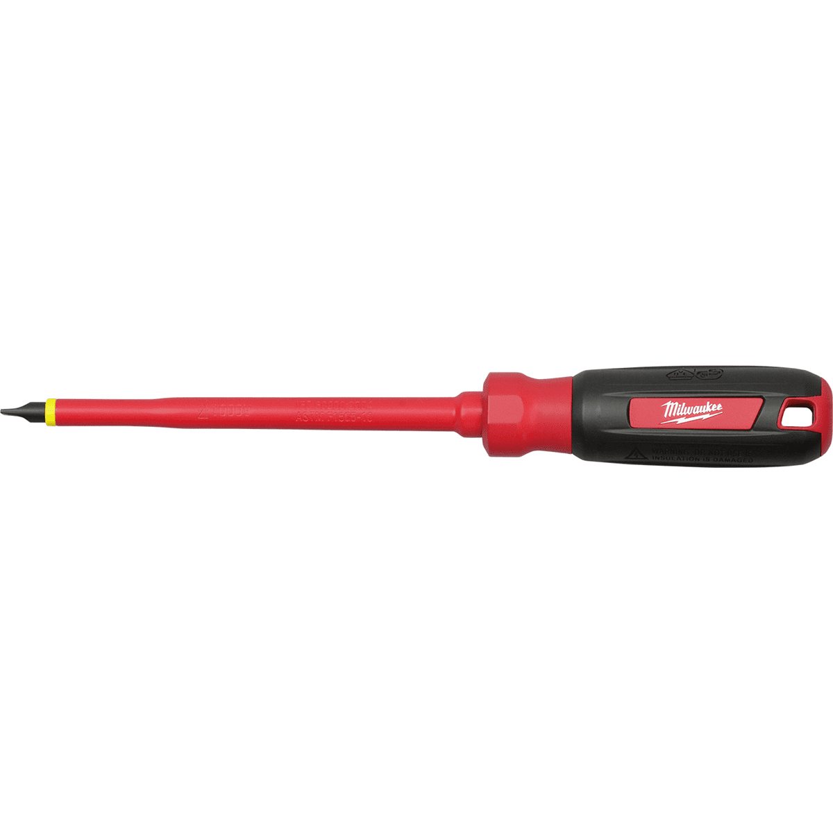 Milwaukee Tool 1/4" Slotted - 6" 1000V Insulated Screwdriver