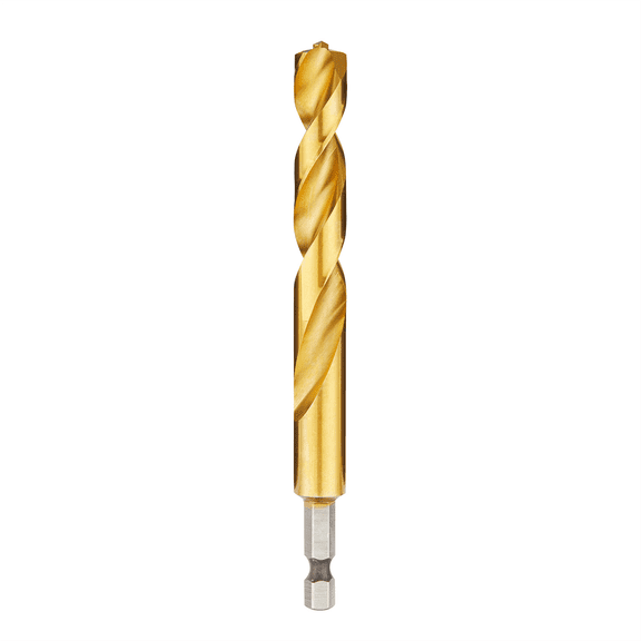 Milwaukee 48-89-4627 SHOCKWAVE Impact Duty 15/32 In. Titanium Hex Shank Drill Bit TiN