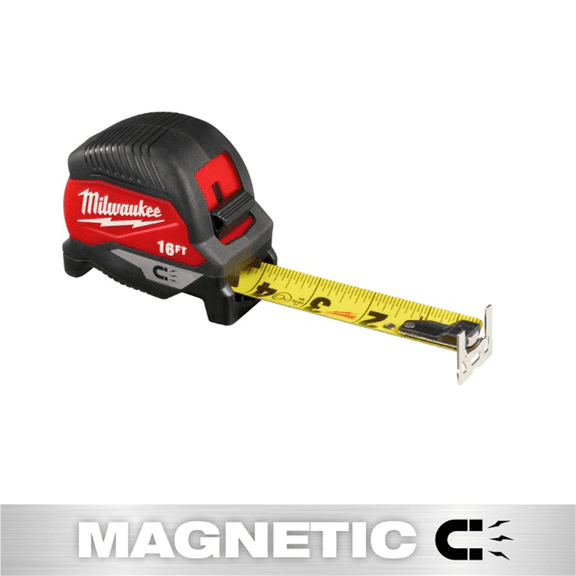 Milwaukee Tool 16ft Magnetic Tape Measure