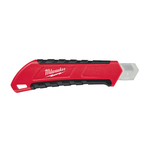 Milwaukee Tool 18mm Snap Off Knife with Metal Lock and Precision Cut Blade