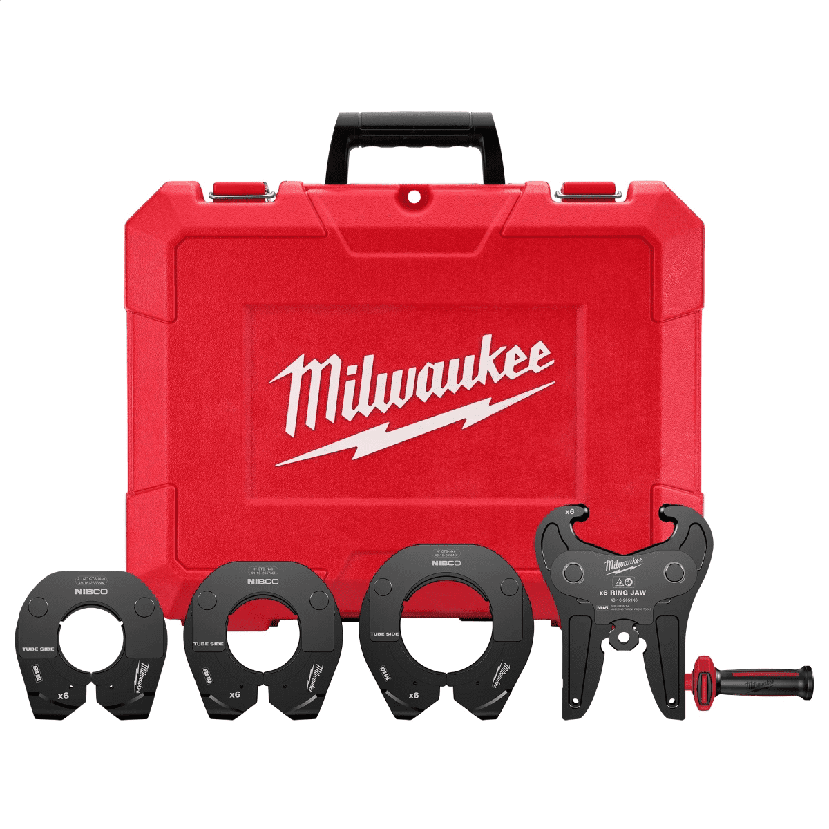 Milwaukee Tool 2-1/2 Inch - 4 Inch NIBCO&reg; Press Ring Kit for M18 FORCE LOGIC Long Throw Press Tool