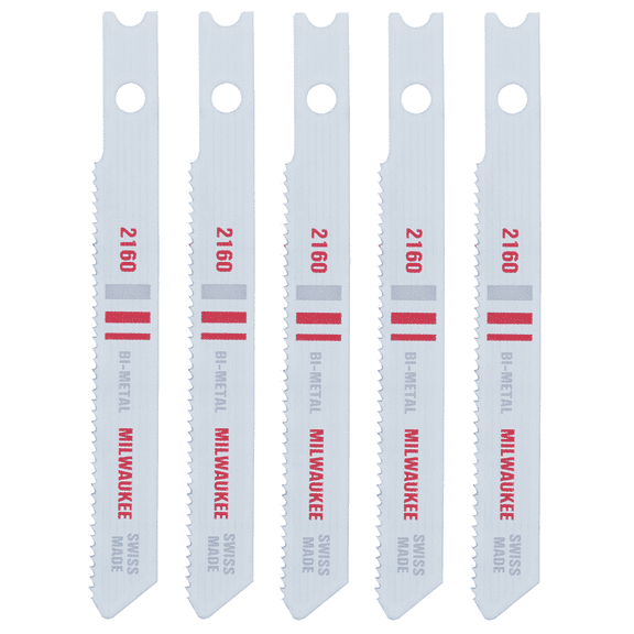 Milwaukee Tool 2-3/4" 24 TPI Bi-Metal Jig Saw Blade (5 PK)