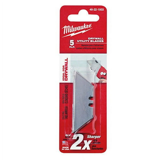 Milwaukee-48-22-1933 5-Piece Drywall Utility Knife Blades