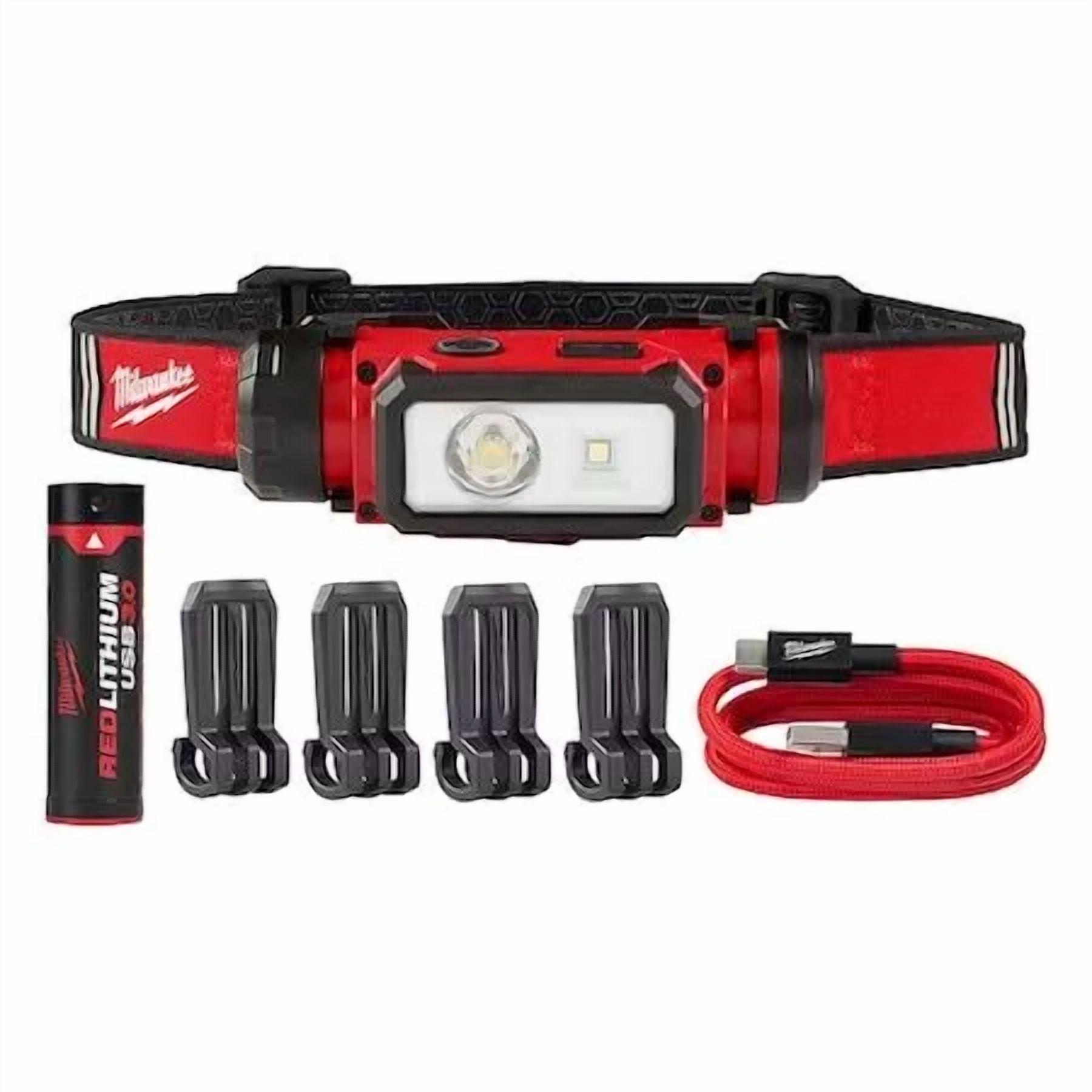 Milwaukee Tool 2163-21 Redlithium Usb Hard Hat Headlamp (600 Lumens)