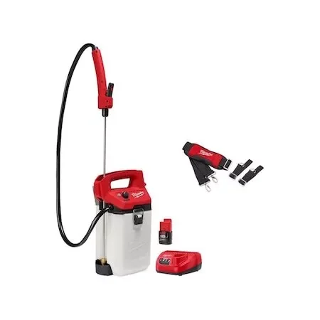 Milwaukee Tool 2528-21G2 2 Gal Handheld Sprayer, Poly, 4 Ft L Hose, Adjustable