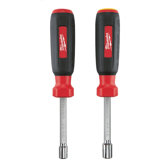 Milwaukee Tool 2PC SAE HollowCore Magnetic Nut Driver Set