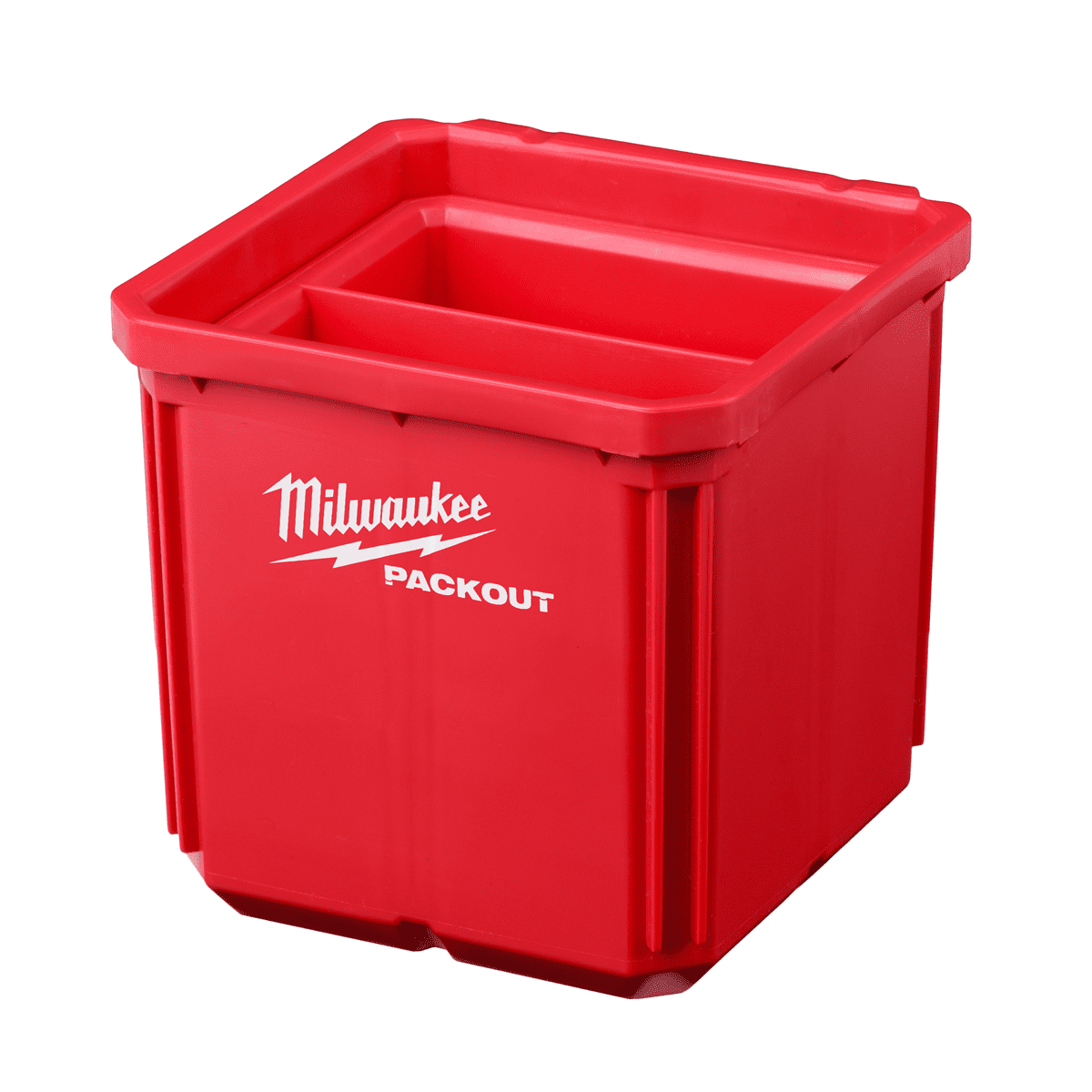 Milwaukee Red Impact Resistant Small Parts Bin Set