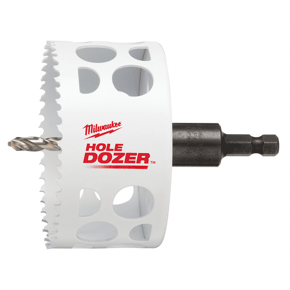 Milwaukee Tool 3-1/2" Hole Dozer Bi-Metal Hole Saw with Arbor
