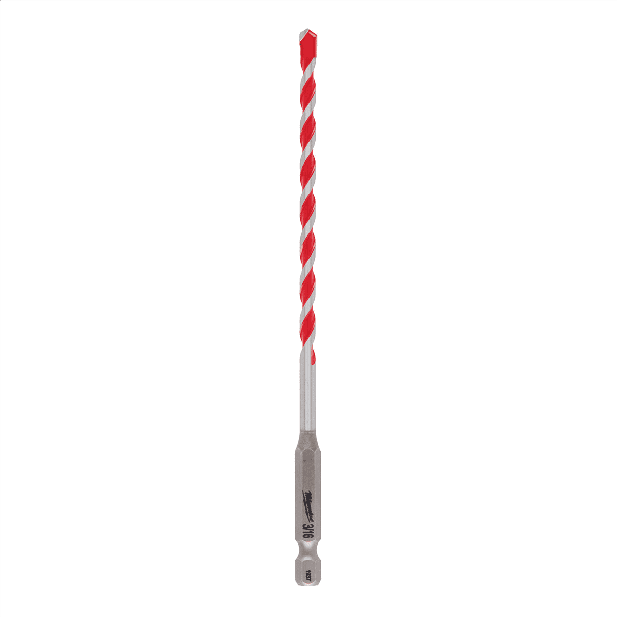 Milwaukee Tool 3/16" x 4" x 6" SHOCKWAVE Impact Duty Carbide Hammer Drill Bits - Bulk 25 PK