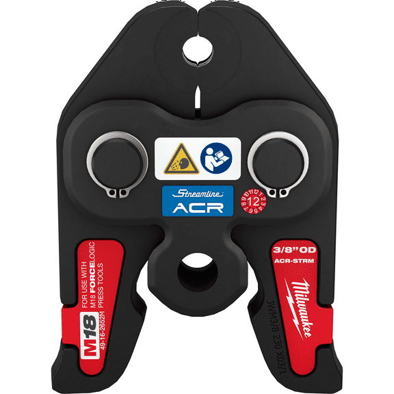 Milwaukee Tool 3/8" Streamline ACR Press Jaw for M18 FORCE LOGIC Press Tools