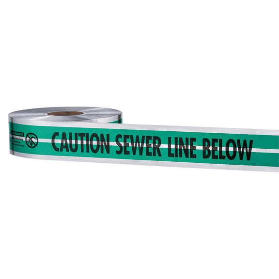 Milwaukee Tool 3X1000 Green Sewer Line 5Mil D-Tape 1Rl