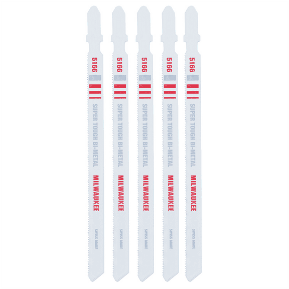 Milwaukee Tool 5-1/4" 24 TPI Bi-Metal Jig Saw Blade (5 PK)