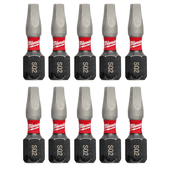 Milwaukee Tool (5)10PK INSERT BIT SQ2 TICTAC