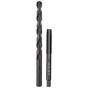 Milwaukee Tool 5/16"-18 NC Straight Flute Plug Tap & F Drill Bit