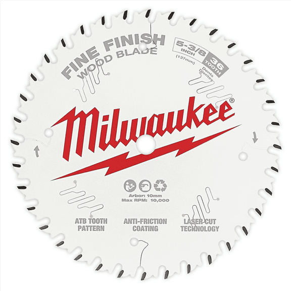 Milwaukee Tool 5-3/8" 36T Fine Finish Circular Saw Blade