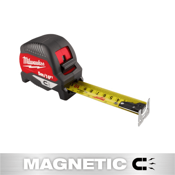 Milwaukee Tool 5m/16ft Magnetic Tape Measure