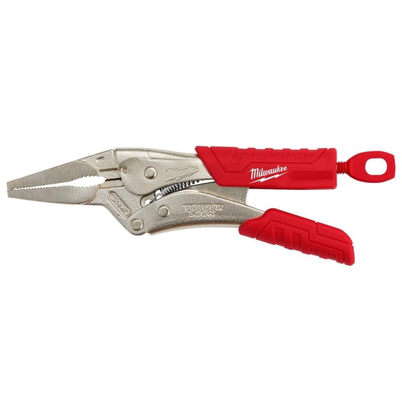 Milwaukee 48-22-3406 Locking Plier, 6 in OAL, 2.4 in Jaw Opening, Black/Red Handle, Comfort-Grip Handle, 3/16 in W Jaw