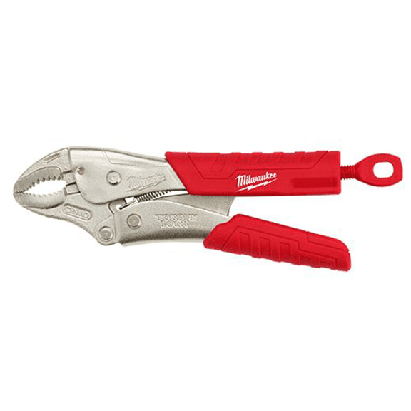 Milwaukee Tool 7" Locking Pliers Curved Jaw w/ Durable Grip