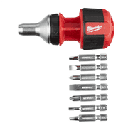 Milwaukee 48-22-2330 8-in-1 Compact Ratcheting Multi-Bit Screwdriver