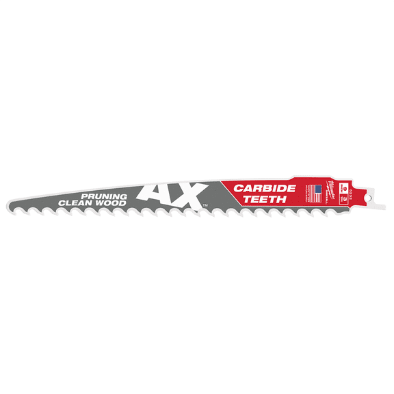 Milwaukee 48-00-5232 9" 3 TPI Pruning Carbide Teeth Wood Cutting SAWZALL Reciprocating Saw Blade