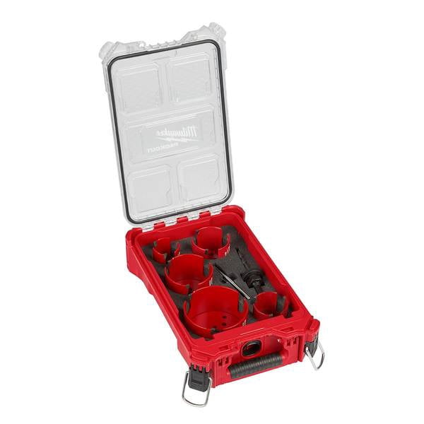 Milwaukee 49-56-9295 Big Hawg Carbide Hole Saw Kit (9-Piece) with Packout Case