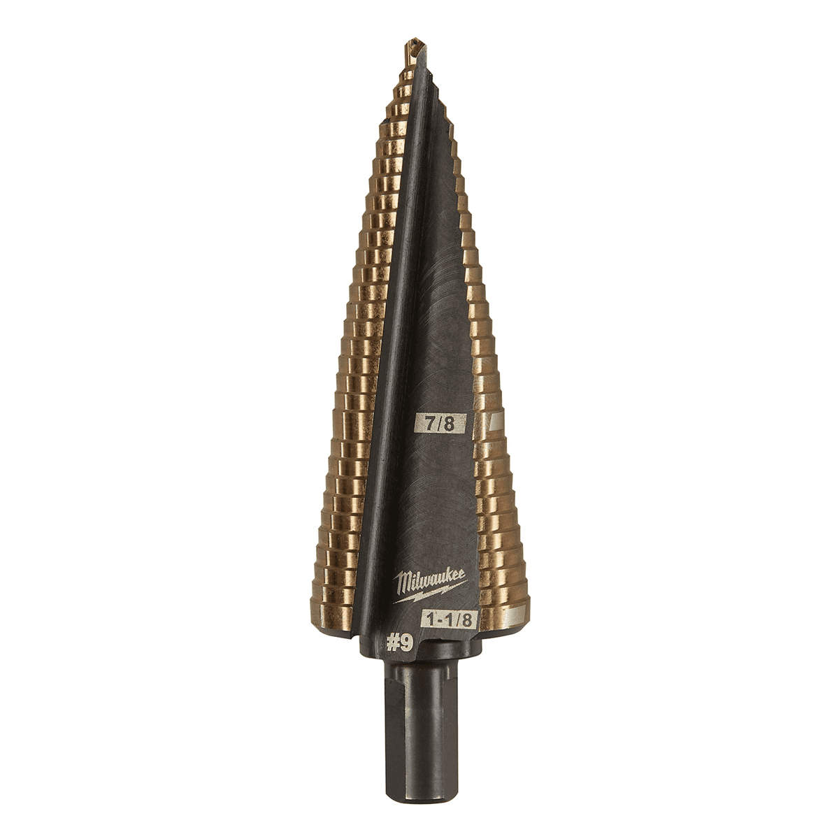 Milwaukee Tool Cobalt Step Drill Bit #9 (7/8-1-1/8")