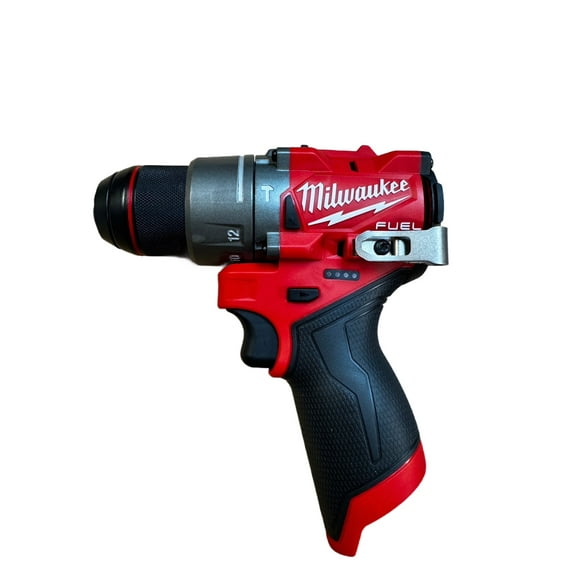 Milwaukee 3404-20 M12 FUEL 1/2" Hammer Drill 3404-20 – Compact, High-Power Subcompact Drill with Brushless Motor & All-Metal Chuck (Bare Tool)