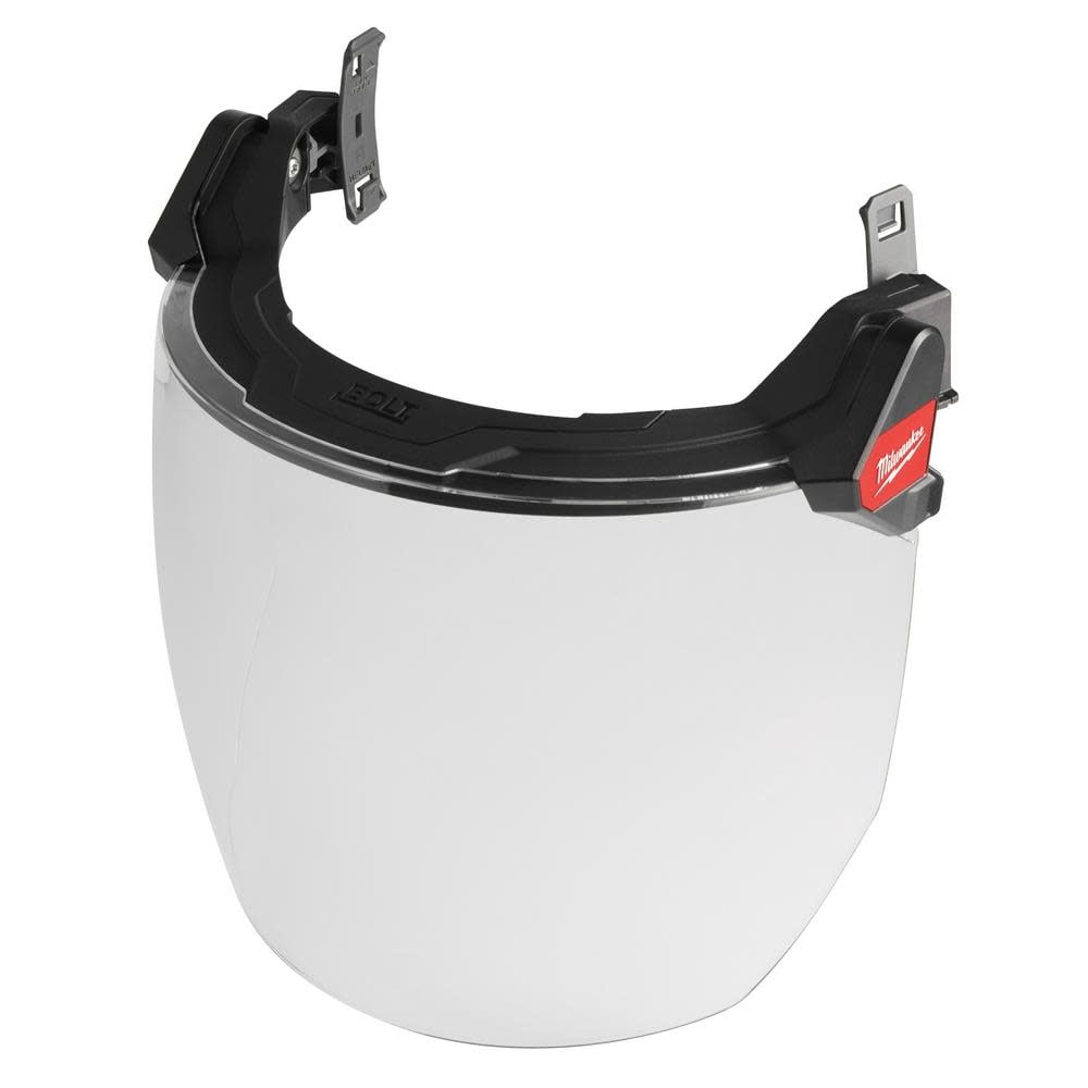 Milwaukee 48-73-1420 BOLT Full Face Shield, Clear, Compatible Safety Helmets & Hard Hats