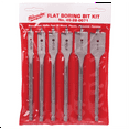 thumbnail image 1 of Milwaukee Tool Flat Boring Bit 6" Universal Set - 6PC, 1 of 2