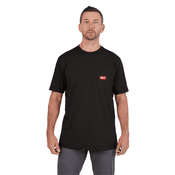 Milwaukee Tool GRIDIRON Pocket T-Shirt - Short Sleeve Black 2X