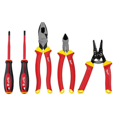 Milwaukee Tool 5 PC 1000V Insulated Hand Tool Set
