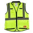 thumbnail image 1 of Milwaukee 48-73-5083 High Visibility Yellow Performance Safety Vest - XXL/XXXL (CSA), 1 of 2