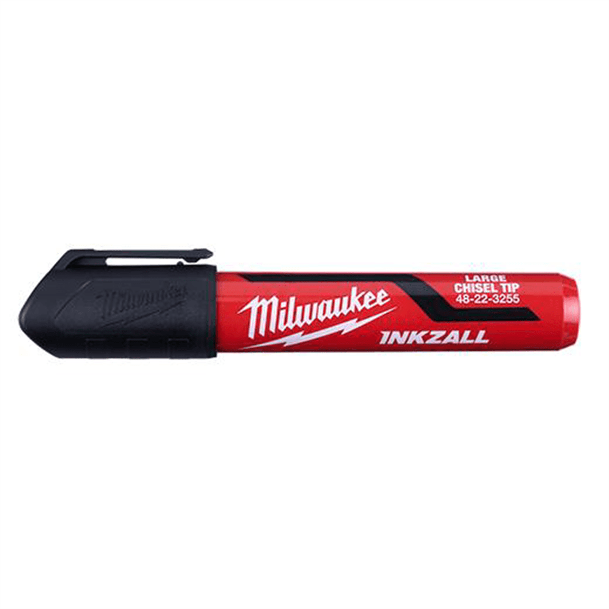 Milwaukee-48-22-3250 INKZALL 3PC Large Chisel Tip Black Marker
