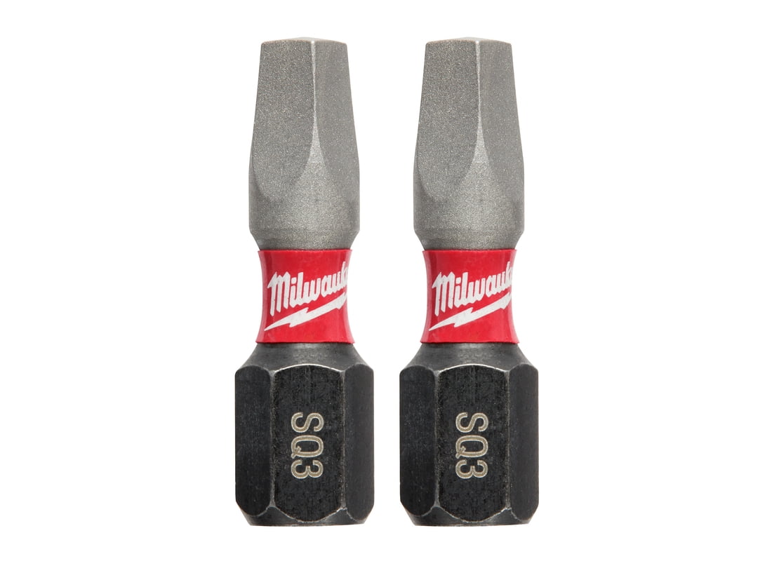 Milwaukee 48-32-4423 Insert Bit, #3 Drive, Square Recess Drive, 1/4 in ...