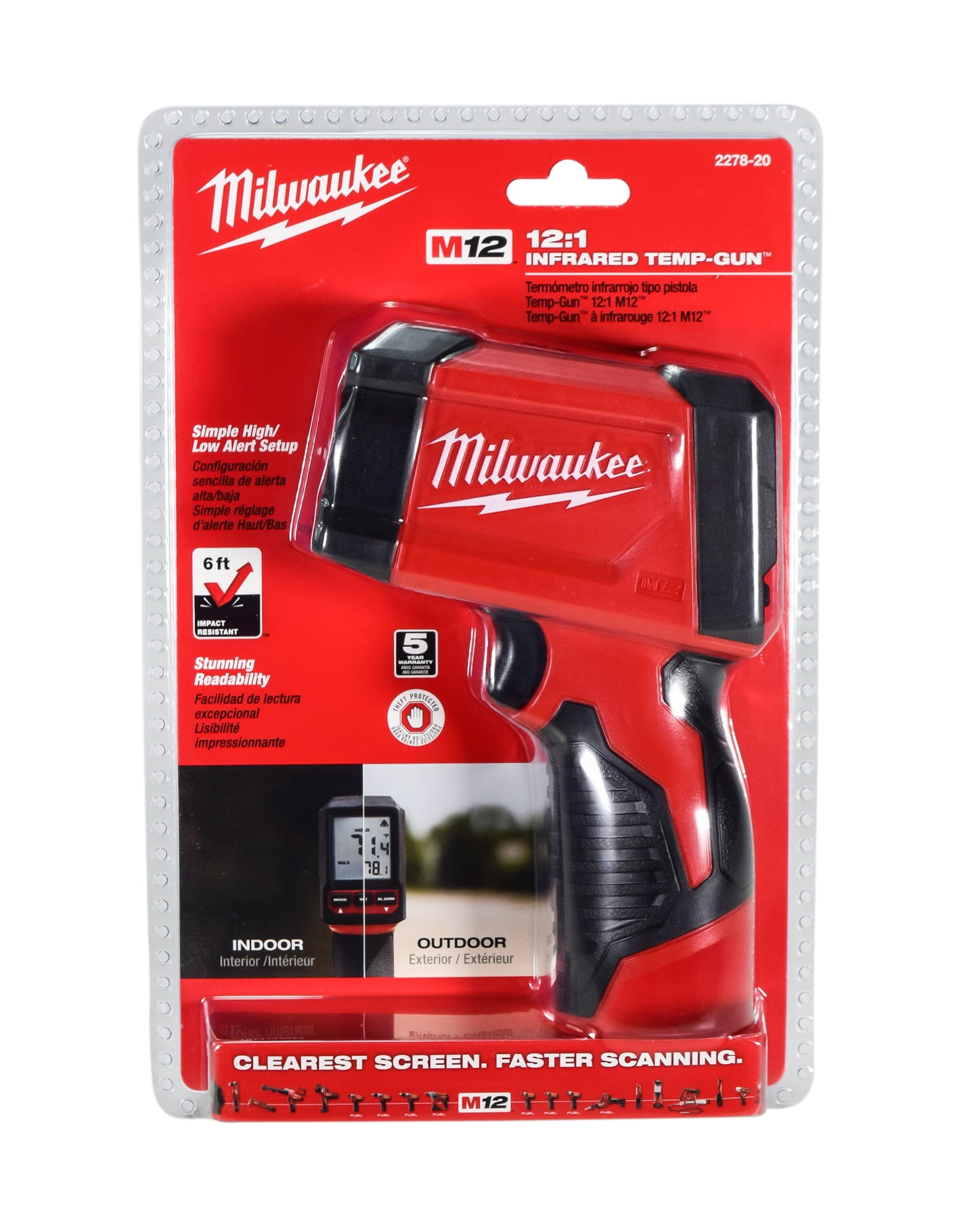 Milwaukee 2278-20 12:1 Infrared Temp-Gun