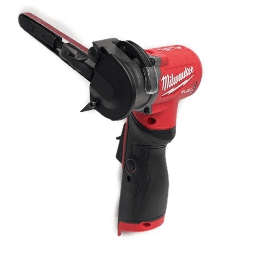 Milwaukee M12 FUEL 3/8 in x 13 in Cordless Bandfile (2483-20) – Brushless, 360° Arm Rotation, Forward/Reverse, Tool Only