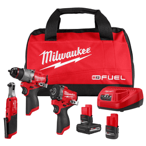 Milwaukee Tool M12 FUEL 3-Tool Combo Kit