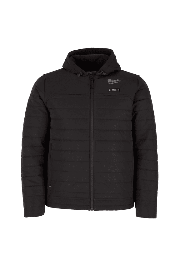 Tool M12 Heated Axis Hooded Jacket Kit with Hexon Heat Technology, XL - Black