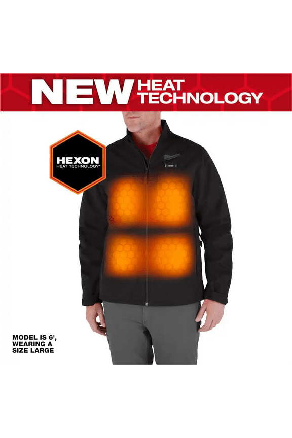 Tool M12 Heated TOUGHSHELL Jacket Kit, Black, Medium