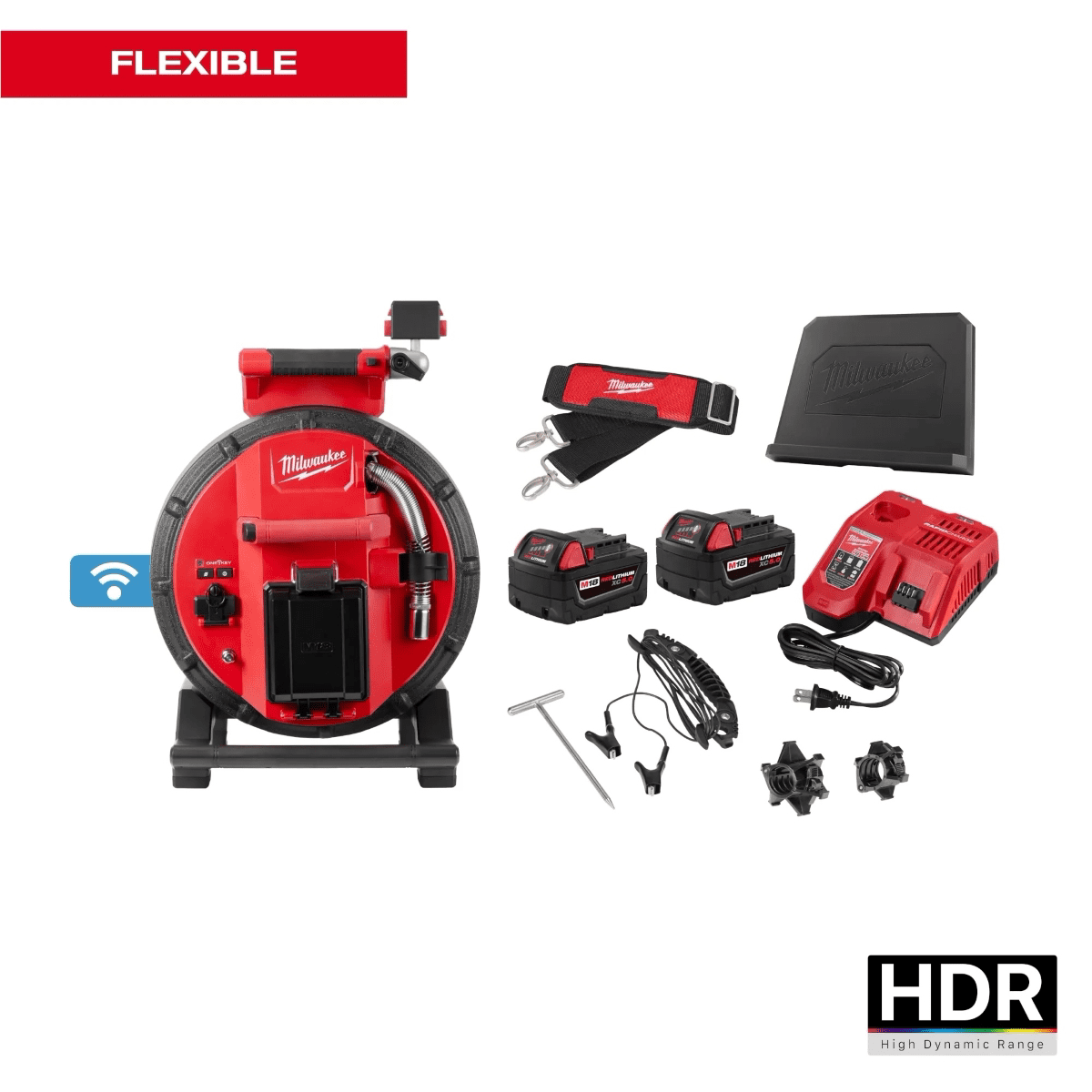 Milwaukee Tool M18 100 Feet Flexible Modular Pipeline Inspection System