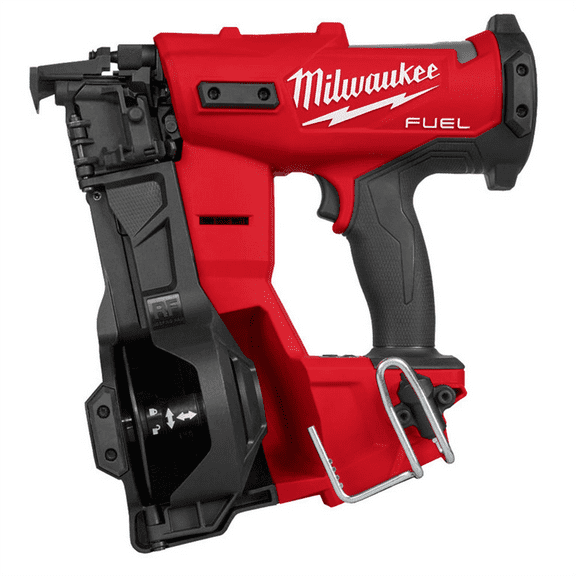 Open Box Milwaukee 2909-20 M18 FUEL 18-Volt Lithium-Ion Brushless Cordless Coil Roofing Nailer (Tool Only)