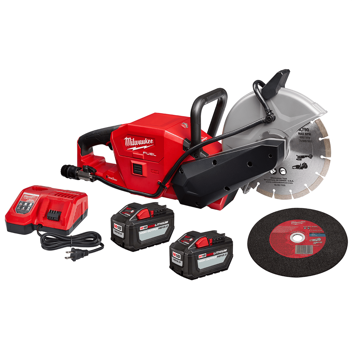 Milwaukee Tool M18 FUEL 9" Cut-Off Saw w/ ONE-KEY Kit