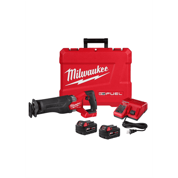 Milwaukee Tool M18 FUEL SAWZALL Reciprocating Saw - 2 Battery XC5.0 Kit