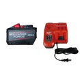 thumbnail image 1 of Milwaukee M18 REDLITHIUM FORGE HD12.0 Battery Pack with M12 & M18 Rapid Charger (48-59-1813GB) – 50% More Power, Fast Charging, Longest Battery Life, Gift Box Set, 1 of 4